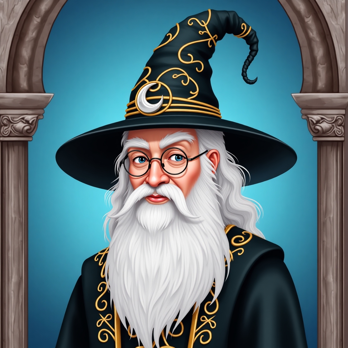 Alvo Dumbledore em forma de desenho